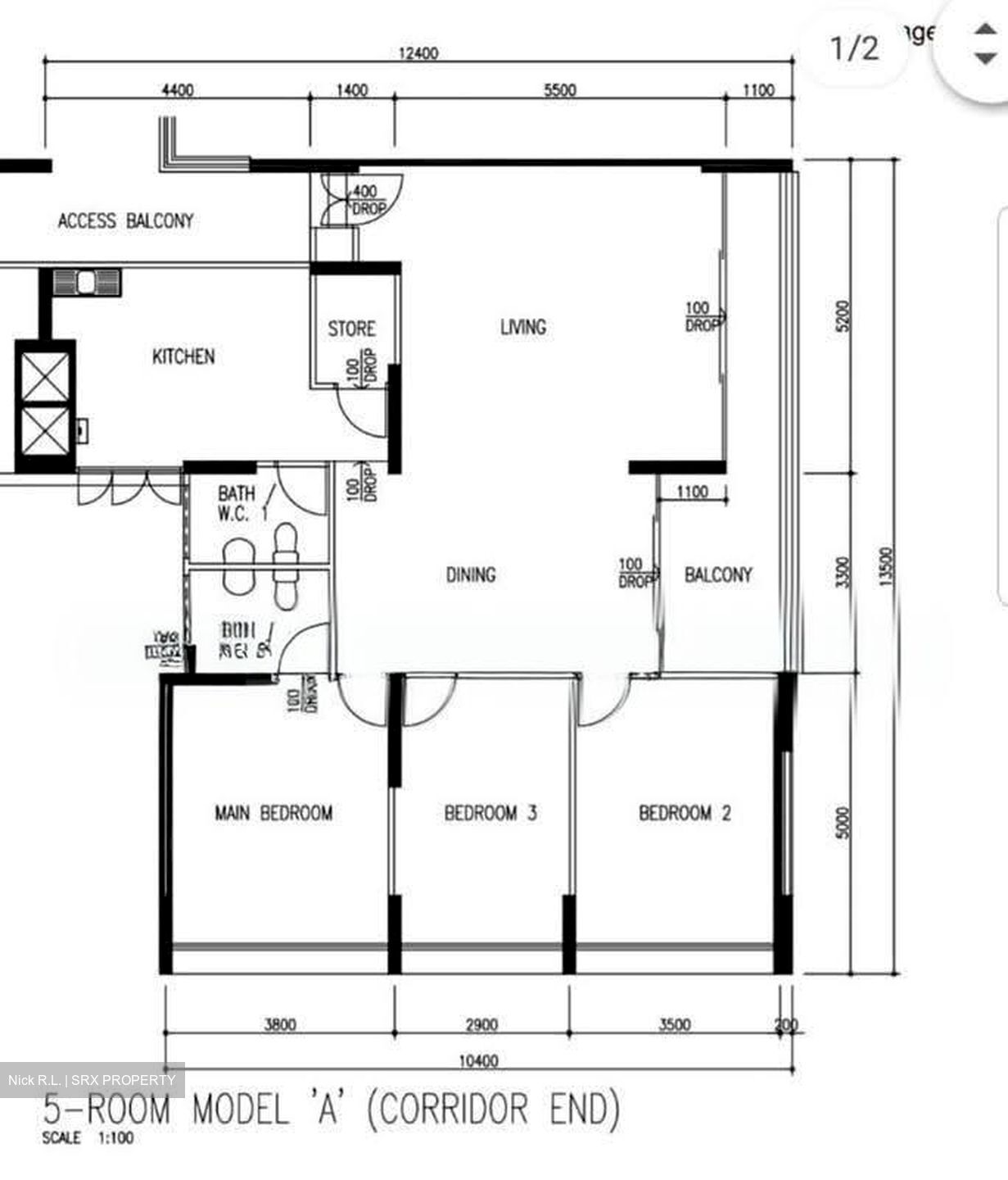 Blk 104 Jalan Rajah (Toa Payoh), HDB 5 Rooms #609650171
